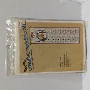 Bucilla #2090 Creative Needlecraft Vintage 1974 Jeweled Calendar Sealed Package